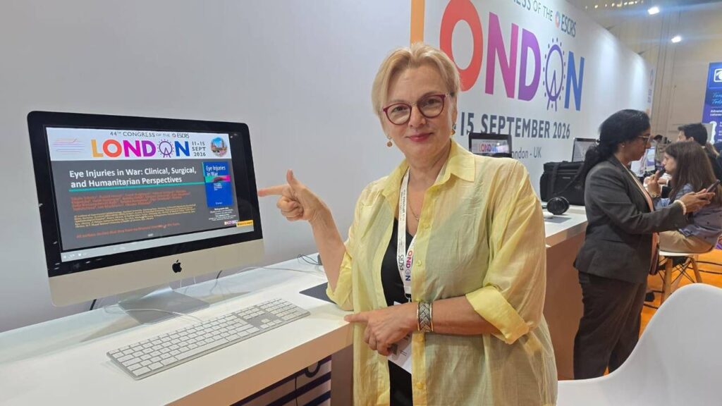 Презентація «Eye Injuries in War» на конгресі ESCRS 2026